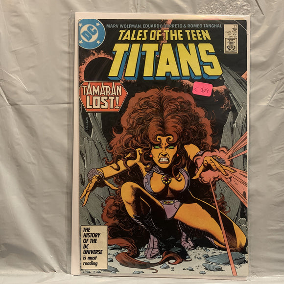 #77 Tales of the Teen Titans Tamaran Lost DC Comics BA 8297
