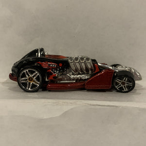 Black Salt Flat Racer ©1990 Hot Wheels Diecast Cars CA