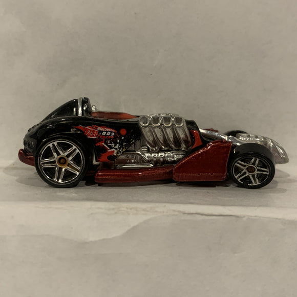 Black Salt Flat Racer ©1990 Hot Wheels Diecast Cars CA