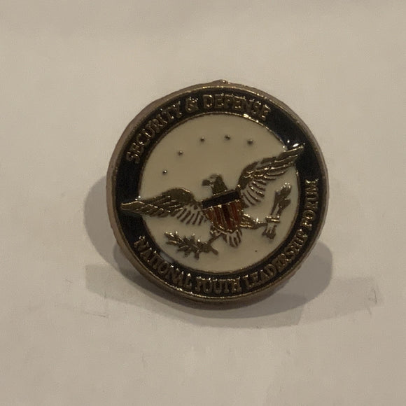 Security & Defense National Youth Leadership Forum Logo Lapel Hat Pin AO