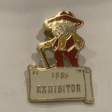 1989 Exhibiter Klondike Days Lapel Hat Pin AO