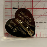 Mickey Fantasia Wand on a Heart Lapel Hat Pin