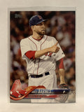 #152 Matt Barnes Boston Red Sox 2018 Topps Series One Baseball Card