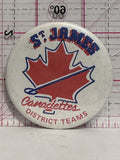 St James Canadettes Ringette District Teams  Button Pinback