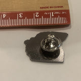 Buckeye State Ohio Rose Flower Lapel Hat Pin AO