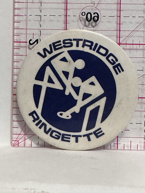 Westridge Ringette  Button Pinback