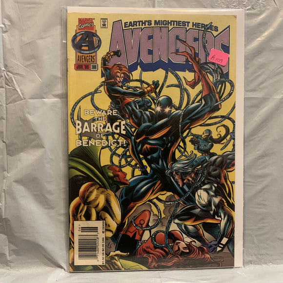 #399 Earth's Mightiest Heroes Avengers Beware The Barrage of Benedict Marvel Comics BB 8332