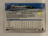 #186 Luis Perdomo San Diego Padres 2018 Topps Series One Baseball Card