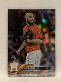 #184 Mike Fiers Rainbow Houston Astros 2018 Topps Series One Baseball Card