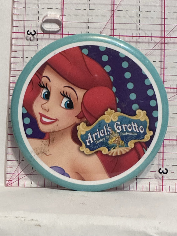 Ariel's Grotto Disney Princess Celebration  Button Pinback