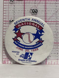 7th Annual National Old Timers Baseball Classi June 1988  Button Pinback