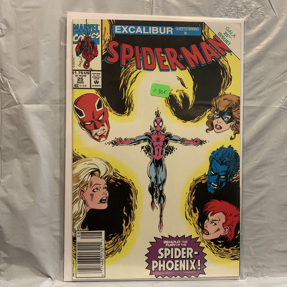#25 Spider-Man Excalibur Spider-Phoenix Marvel Comics BB 8341
