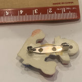 Ceramic Anchor Hearts Lapel Hat Pin AP