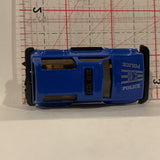Blue  Police Jeep Unbranded Diecast Cars CB