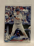 #181 Garrett Cooper Rookie   New York Yankees 2018 Topps Series One Baseball Card