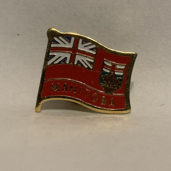 Manitoba Province flag Lapel Hat Pin
