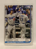 #202 Sweet Life Max and Cody Celebrate 2018 Topps Series One Baseball Card