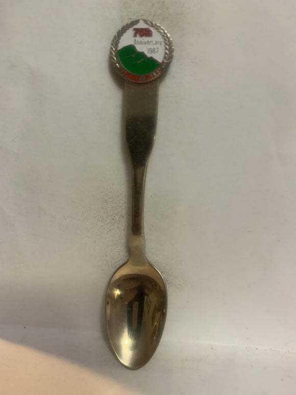 Three Hills 75th 1987 Alberta Souvenir Spoon
