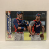 #160 Christian & Nolan Game's Best Talk 2020 Topps Series One Baseball Card JA