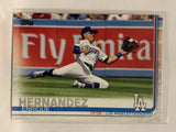 #117 Eneique Hernandez Los Angeles Dodgers 2019 Topps Series One Baseball Card