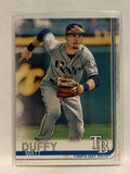 #185 Matt Duffy Tampa Bay Rays 2019 Topps Series One Baseball Card