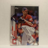 #304 Shane Bieber Cleveland Indians 2020 Topps Series One Baseball Card JA