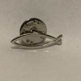 Religious Fish Lapel Hat Pin