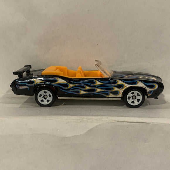 Black 70 Pontiac GTO ©2007 Hot Wheels Diecast Cars CB