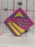 Now the Adventure Begins  Button Pinback