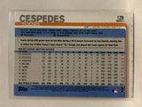 #128 Yoenis Cespedes New York Mets 2019 Topps Series One Baseball Card