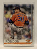 #91 Hector Rondon Houston Astros 2019 Topps Series One Baseball Card