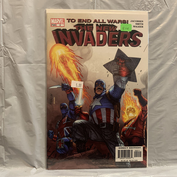 #2 The New Invaders To End All Wars Marvel Comics BB 8383