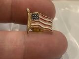 USA American Flag Lapel Hat Pin