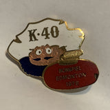K40 Bonspiel Edmonton 1978 Curling Lapel Hat Pin