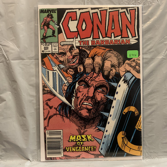 #222 Conan The Barbarian Mask of Vengeance Marvel Comics BC 8389