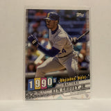 DB-51 Ken Griffey JR Seattle Mariners 1990s Decades Best 2020 Topps Series One Baseball Card JA