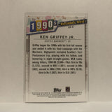 DB-51 Ken Griffey JR Seattle Mariners 1990s Decades Best 2020 Topps Series One Baseball Card JA