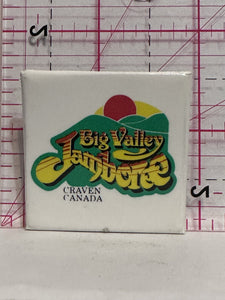 Big Valley Jamboree Craven Canada  Button Pinback
