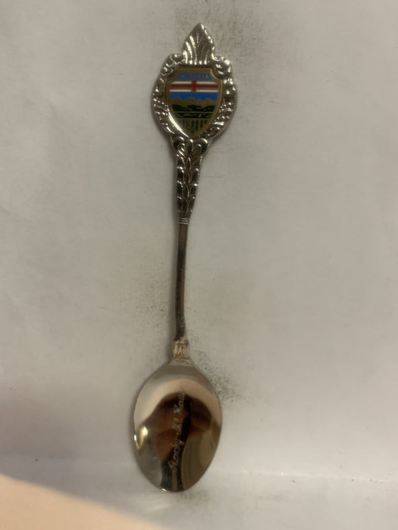 Rocky Mountain House Alberta Cres Emblem Souvenir Spoon