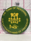 The Town of Pickering Our Extended Hand of Friendship  Button Pinback