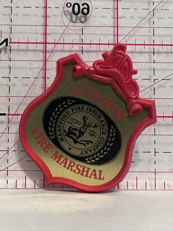 Junior Fire Marshal The Hartford Insurance Group  Button Pinback