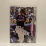 #233 David Dahl Colorado Rockies 2020 Topps Series One Baseball Card JB