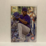 #340 Adbert Alzolay Chicago Cubs Rookie 2020 Topps Series One Baseball Card JB