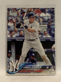#181 Garrett Cooper Rookie New York Yankees 2018 Topps Series One Baseball Card