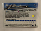 #181 Garrett Cooper Rookie New York Yankees 2018 Topps Series One Baseball Card