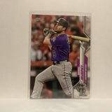#116 Daniel Murphy Colorado Rockies 2020 Topps Series One Baseball Card JB