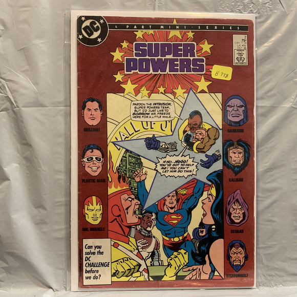 #2 Super Powers 4 part Mini Series DC Comics BC 8404