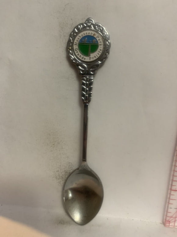 Muskoseepi Park Grande Prairie Alberta Souvenir Spoon