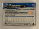 #180 Ryan Braun Milwaukee Brewers 2018 Topps Series One Baseball Card