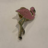 Pink Flamingo Bird Lapel Hat Pin AQ